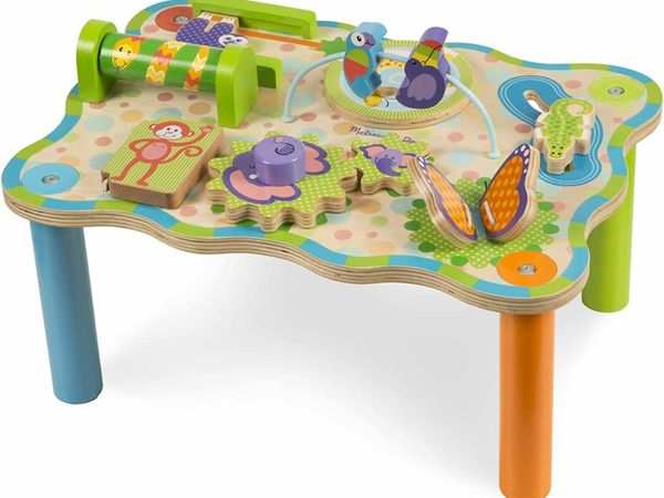 Jungle Activity Table Baby Play Wooden Toy 3+ Gift for Boy or Girl