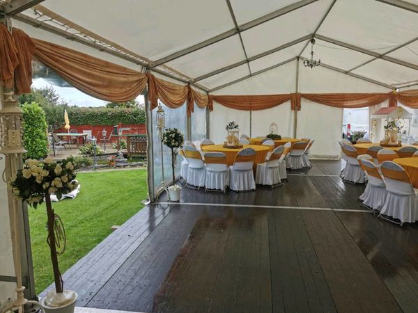 Marquee party decor