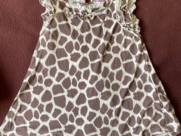 Girls’ Leopard Printed Summer Dress-Size 18- 24mth