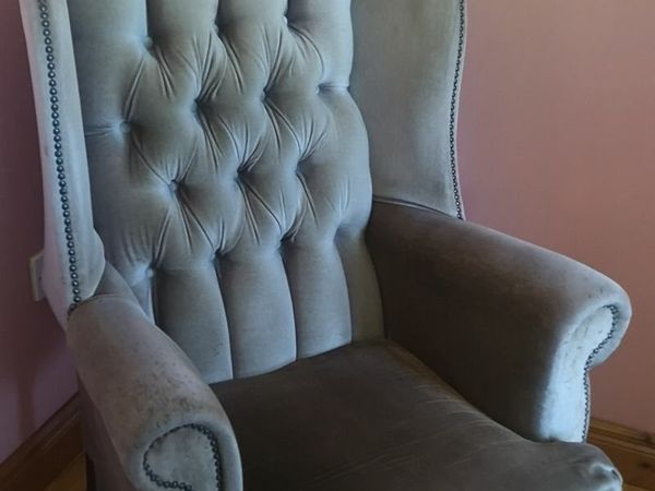 2  grey Armchairs