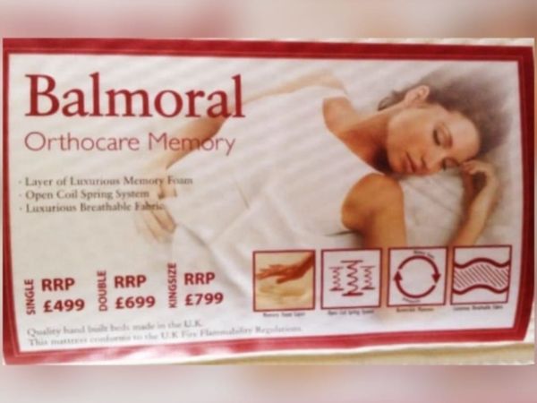 New Balmoral Memoryfoam/Orthopedic Mattresses