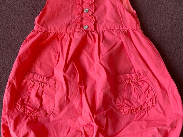 Girls’ Cute Coral Dress - Size 18-24 months