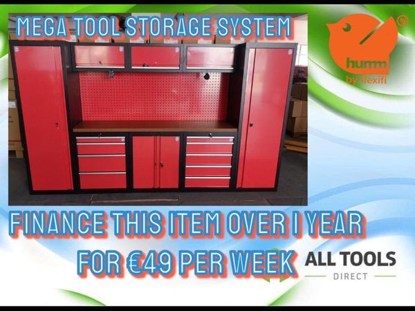 Huge tool storage system delivery available