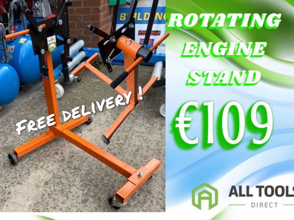 Rotating engine stand delivery available