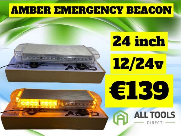 12/24v amber emergency beacon light