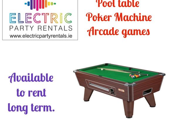 Pool table hire
