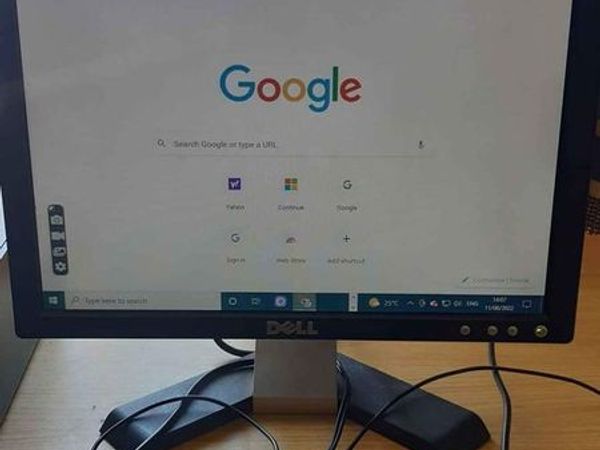 HP PC with Monitor and keyboard