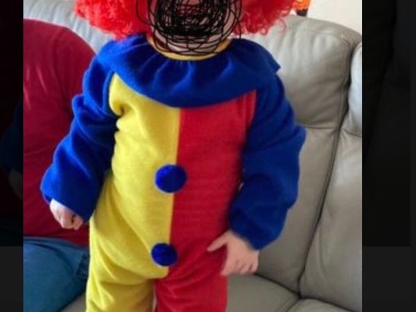 Kids clown Halloween costume