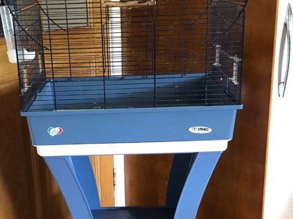 Large budgie cage with stand on wheels