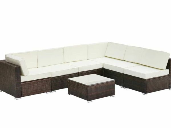 Sale ‼️ New Eimie 6 - Person Seating Group with Cushions RRP € 1,000.00 with Great Discount now only ✂️ € 500.00