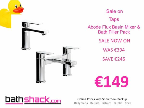 Bath Filler And Basin Mixer (Only 20 Left)