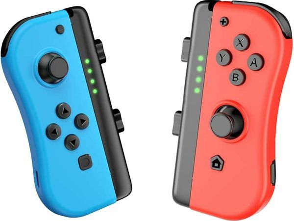 Joy con for Nintendo Switch Replacement Wireless Controller With 6-Gyro/Somatosensory/Vibration For Switch OLED/Lite(Blue and Red Color)