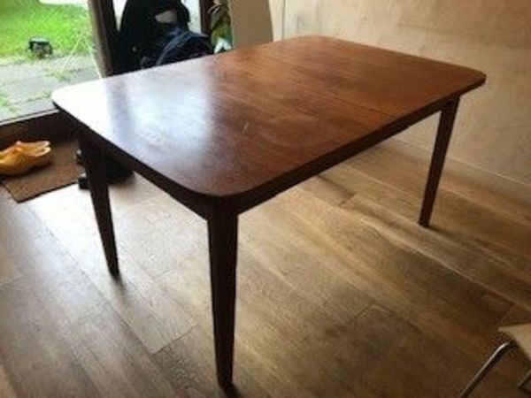 Dining table, wood (sits 6-8 people)