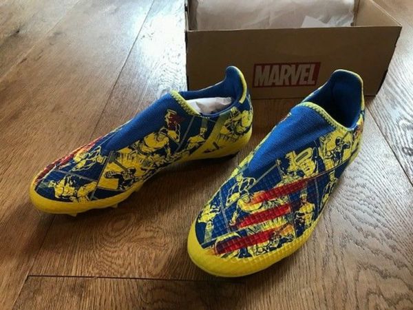 Adidas Marvel Football boots, size 5