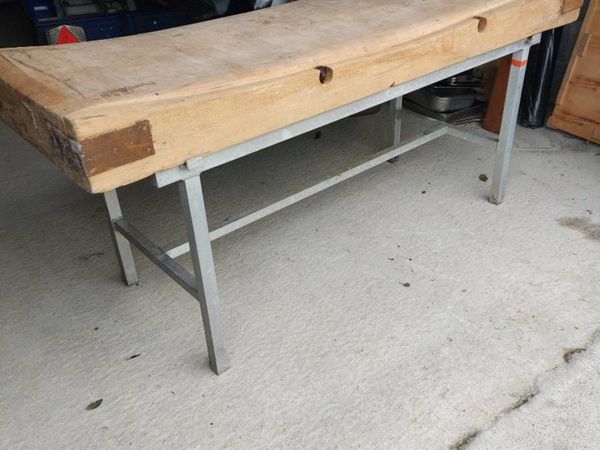 Butchers block and stand