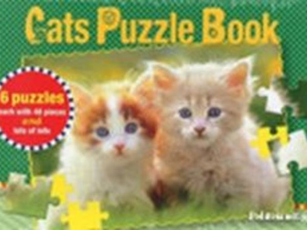 NEW Cats Puzzle Book - 6 Puzzles Each With 48 pcs