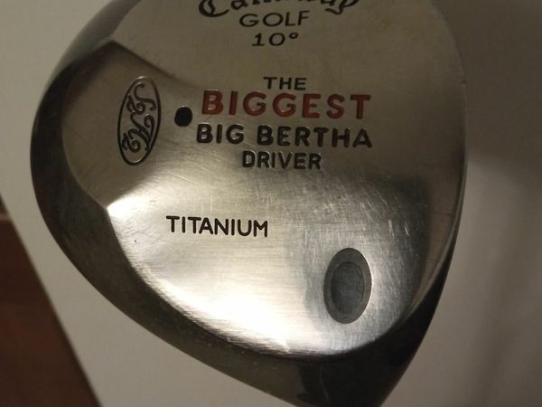 Callaway Biggest Big Bertha Driver Titanium As New
