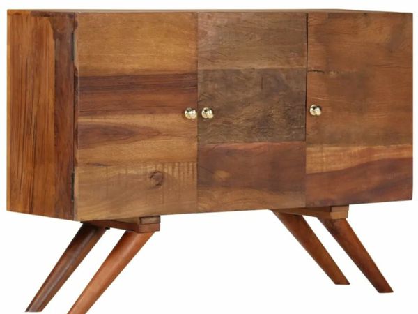 New*LCD Sideboard Brown Solid Reclaimed Wood 110x30x75 cm