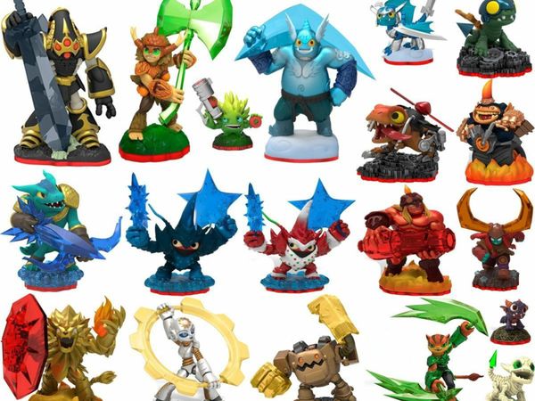 READ THE AD INFO - Skylanders Trap Team figures & traps crystals ( Switch  Wii Xbox PS3 PS4 PS5 ) - KAOS Short Cut Wallop Thunderbolt Spotlight  Blackout & many more for