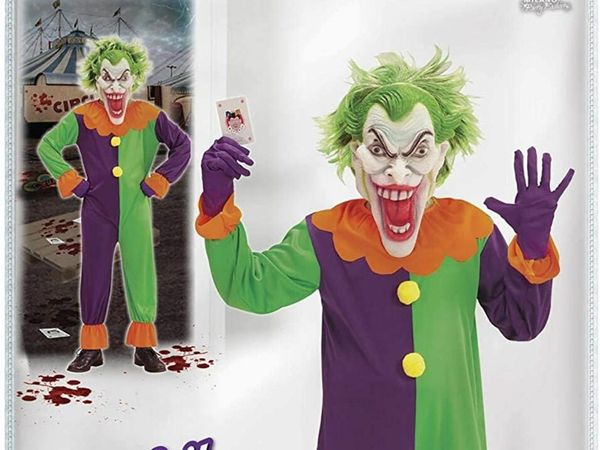 Joker Costume kids 5-7 yrs old Brand New