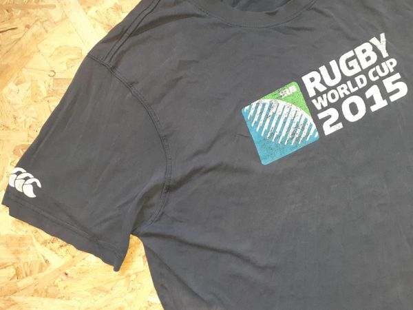 Rugby World Cup 2015 Tee Shirt TShirt Retro Blue