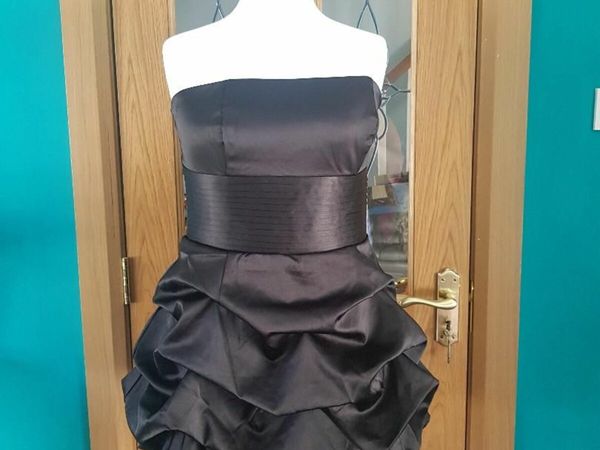 New Look black strapless dress, Size 18