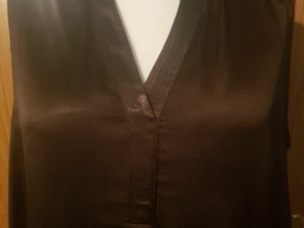 JD Williams chocolate brown blouse, Size 22