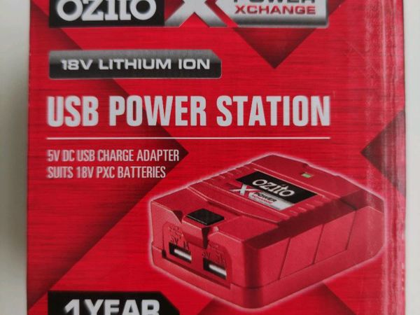 Ozito PXC 18V USB Power Station - Brand New