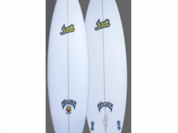 Lost Surfboard 6'3 Indo Driver Round Tail Futures 3 fin