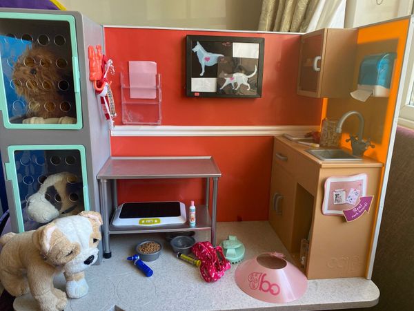 Our generation veterinarian clinic with vet asscessories and doll