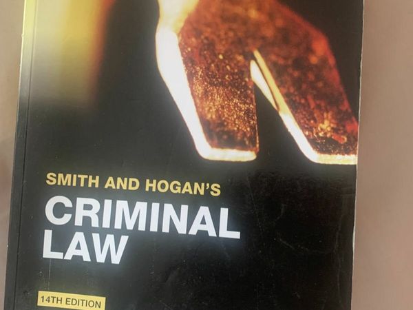 Smith & Hogan's Criminal Law 14th Ed