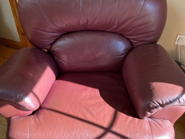 Leather Sofa and chairs