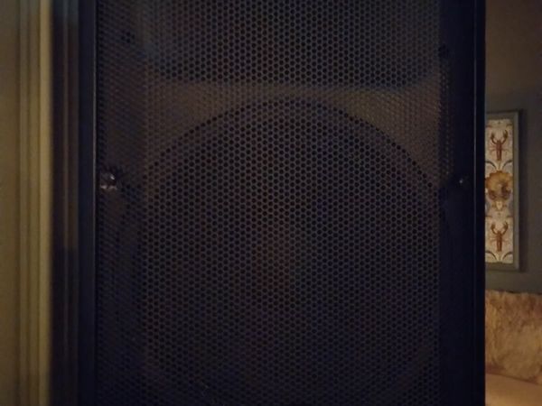 Yamaha DBR 12 Active speakers.