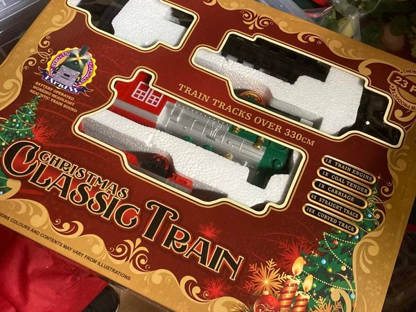 Christmas train decoration