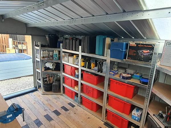 Heavy Duty Workshop Garage Shed Storage Shelving Shelves Racking