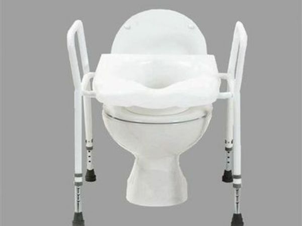 Raised Toilet Seat with frame