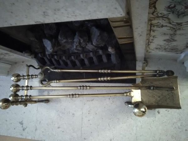 Vintage Fire irons and stands