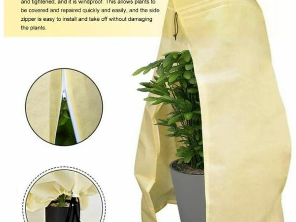 120x180cm Winter Plant Protective Cover Bush Bag For Frost Protection Yard Vegetable Garden Tree Shrub Plants Breathable Frost-Proof