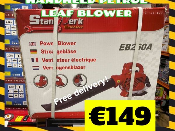 Hand held petrol leaf blower delivery available
