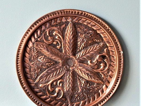 Decorative copper plaque/plate