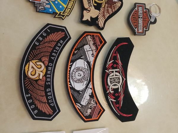Patches and pin badges