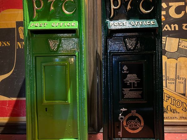 Traditional P&T Irish post box