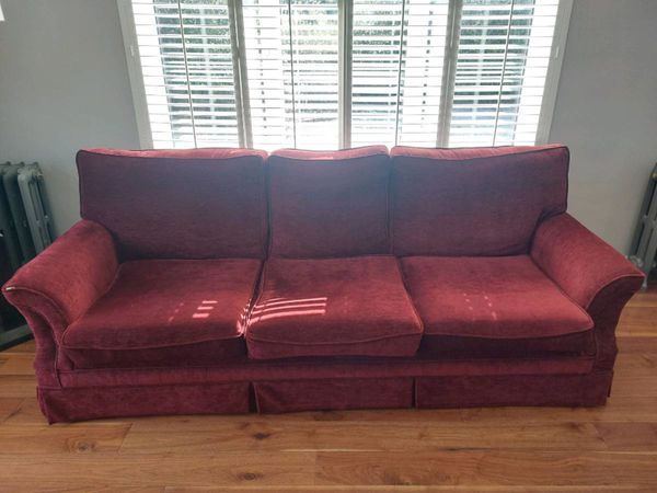 3 seater couch and two arm chairs