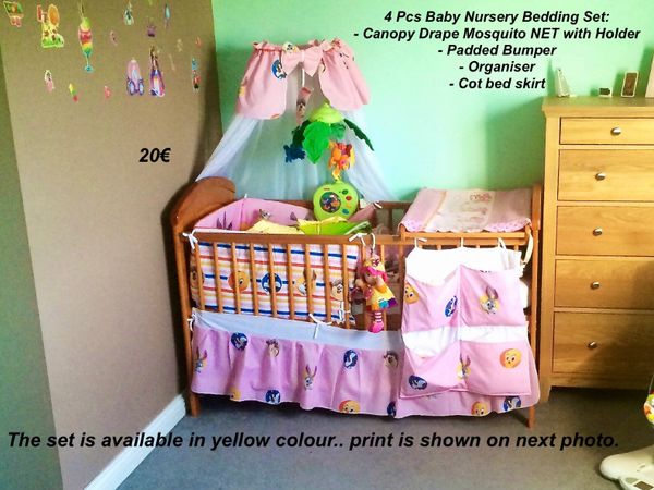 Baby Nursery Bedding set YELLOW