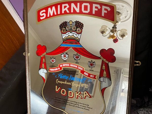 Smirnoff pub mirror