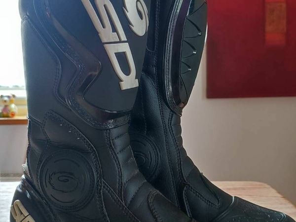 Motorcycle Boots UK 5.5 - Sidi Black Rain Evo