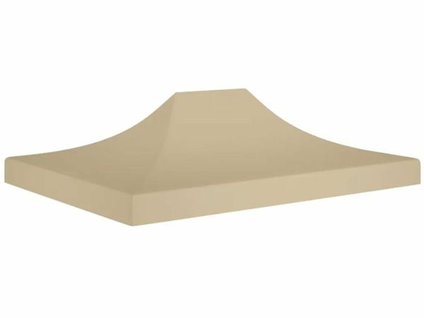 New*LCD Party Tent Roof 4x3 m Beige 270 g/mÂ²