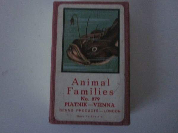 1950's Vintage Animal Families Playing Cards No.279. Piatnik, Austria.