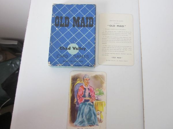Vintage ‘Old Maid’ Card Game Complete  - Chad Valley 1950’s -