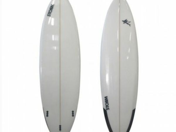 Storm Surfboards 7'2 Evolutive Swallow Tail Surfboard Orca Design 13